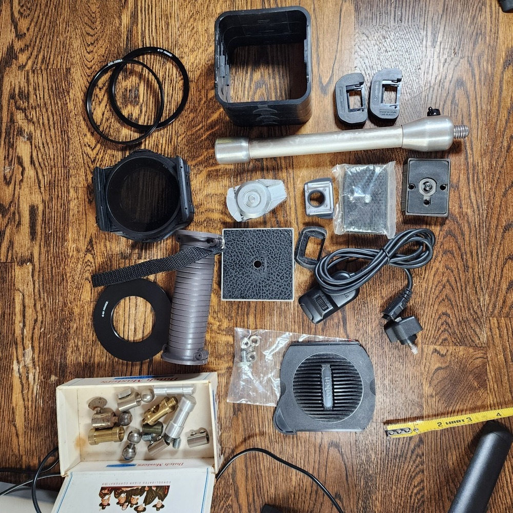 Lot of Cameras Accessories Lenses Filters, Covers, Cleaners, ‎ Tripod As-is